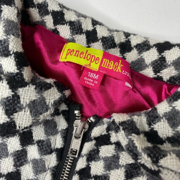 Penelope Mack Houndstooth Swing Coat - Picture 3 of 6